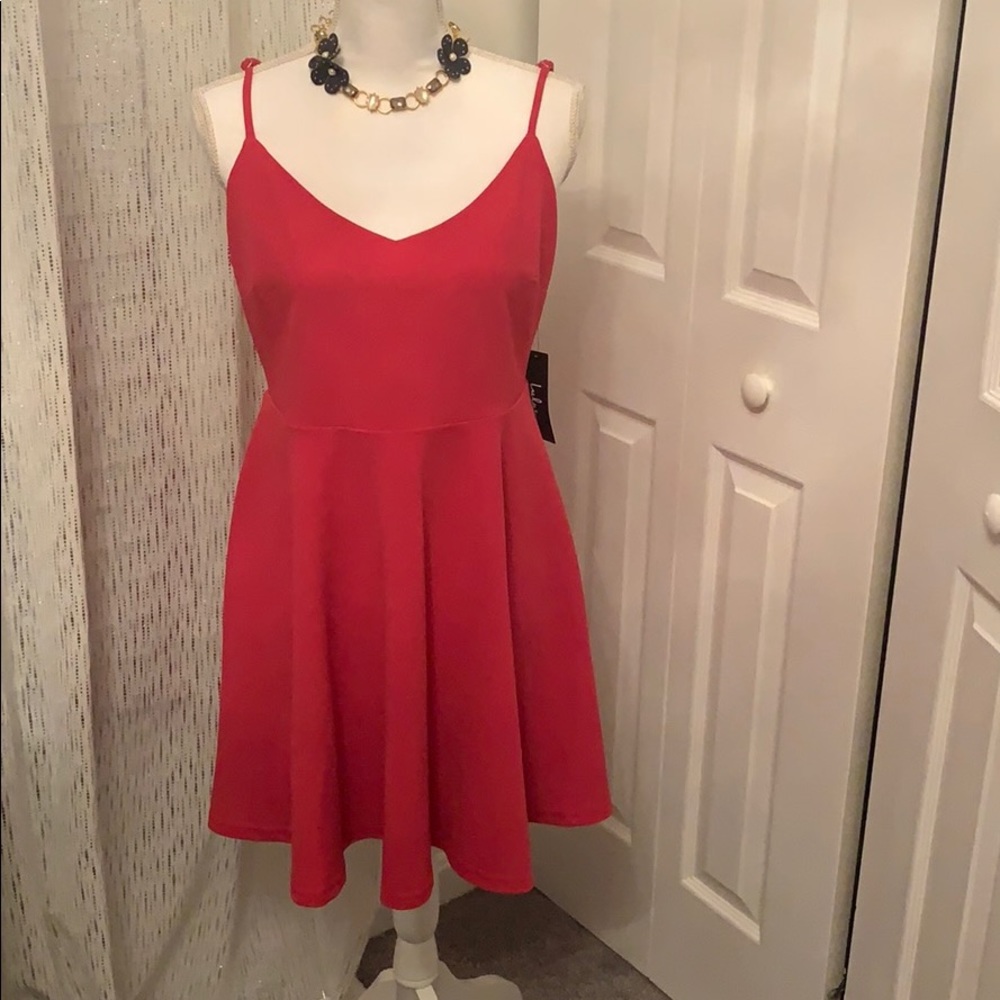 Lulu’s Skater Dress - Pink